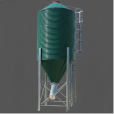 SILO PIENSO LATERAL VERDE 20,99 M3-13640 KG 2550/3L