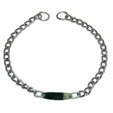 COLLAR PERROS CADENA CON CHAPA 60*2.5 mm